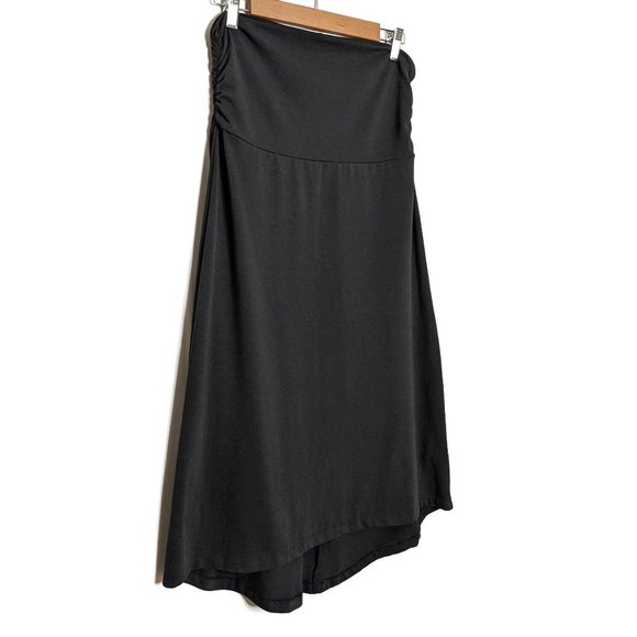 [SOLD] EDDIE BAUER Skirt Long Black Skirt - Picture 2 of 10